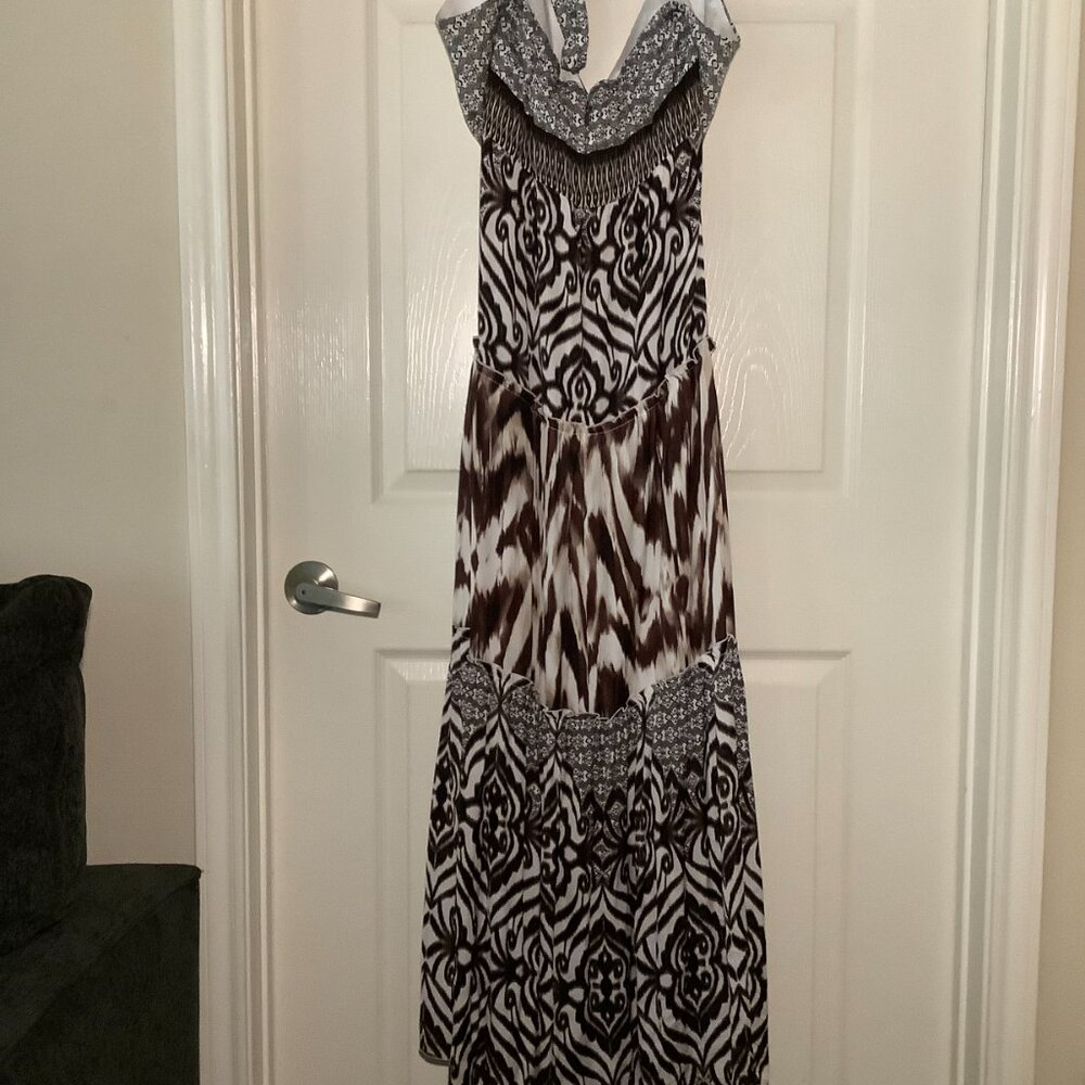 Eve Mendes zebra wild maxi dress - Picture 3 of 7